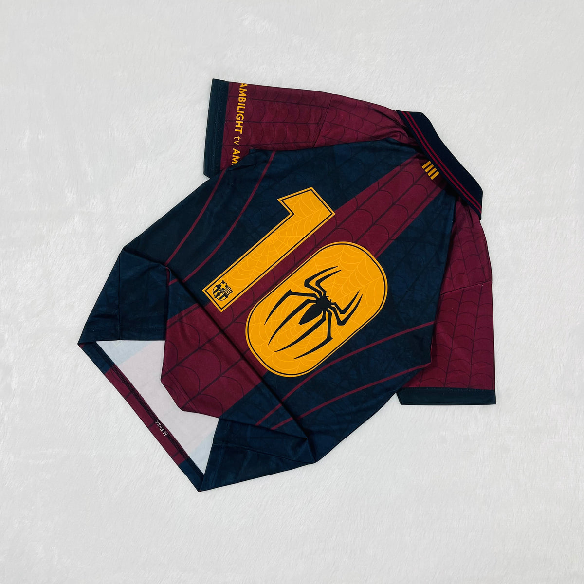 FC Barcelona x Spider-Man Polo Embroidery Premium Quality Kit