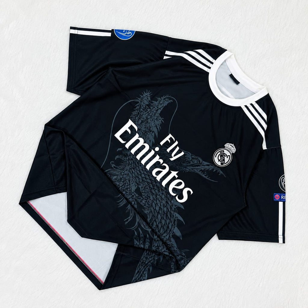 Real Madrid 2014/15 Third Jersey Premium Quality Embroidery Half Sleeve Kit