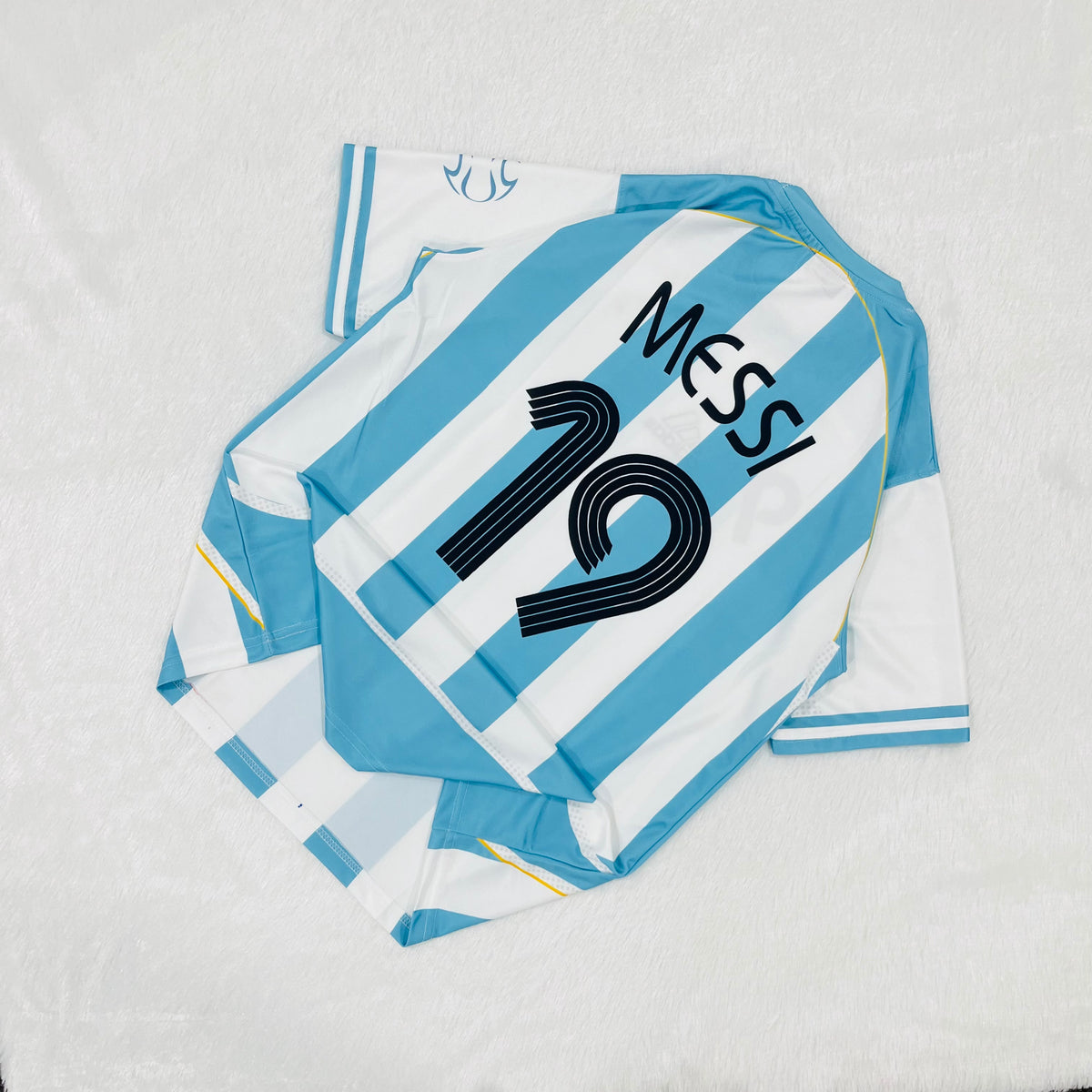 Argentina 2006/07 Messi Embroidery Home Kit Half Sleeve