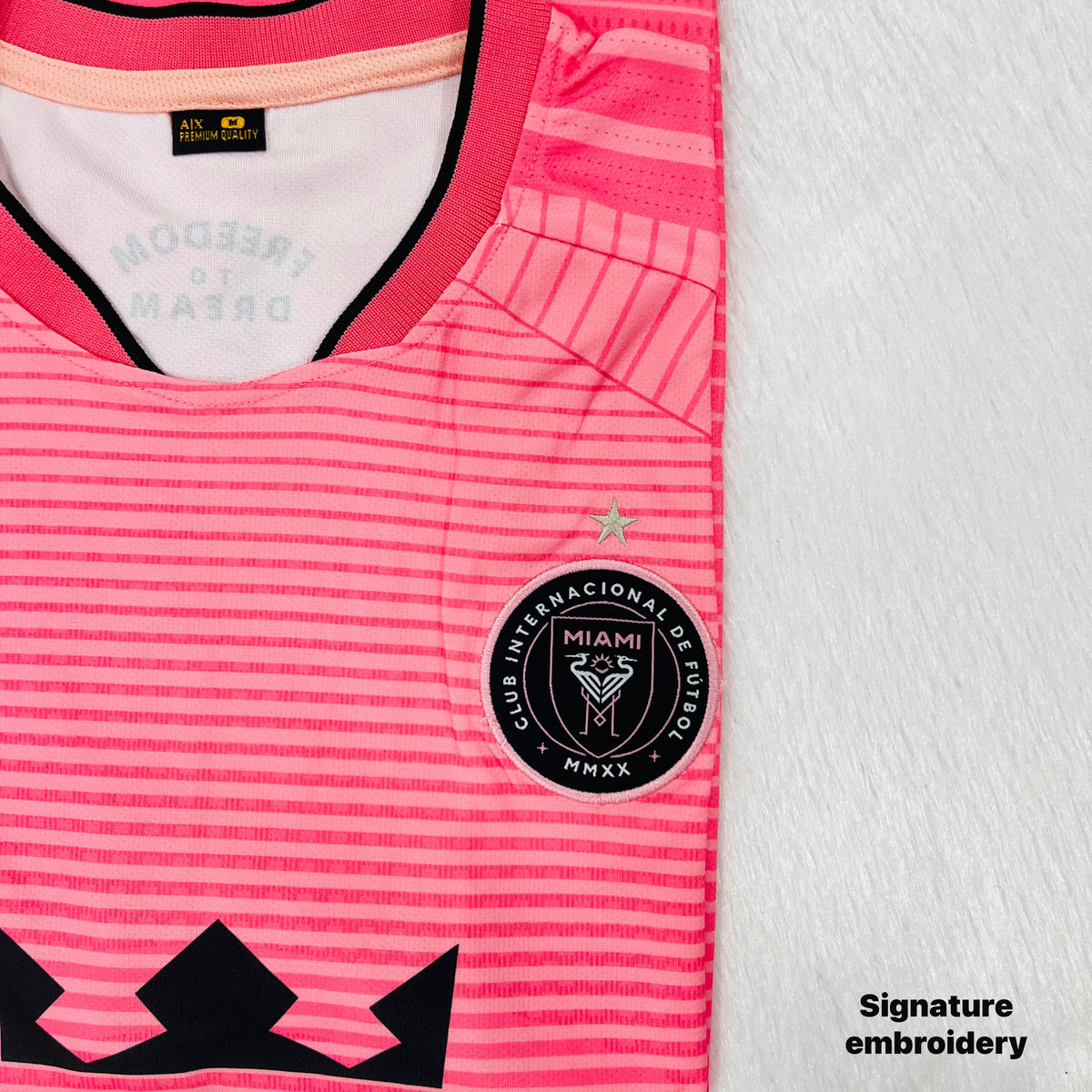 Inter Miami CF pink Home 2026/27 Messi Embroidery Half Sleeve Kit