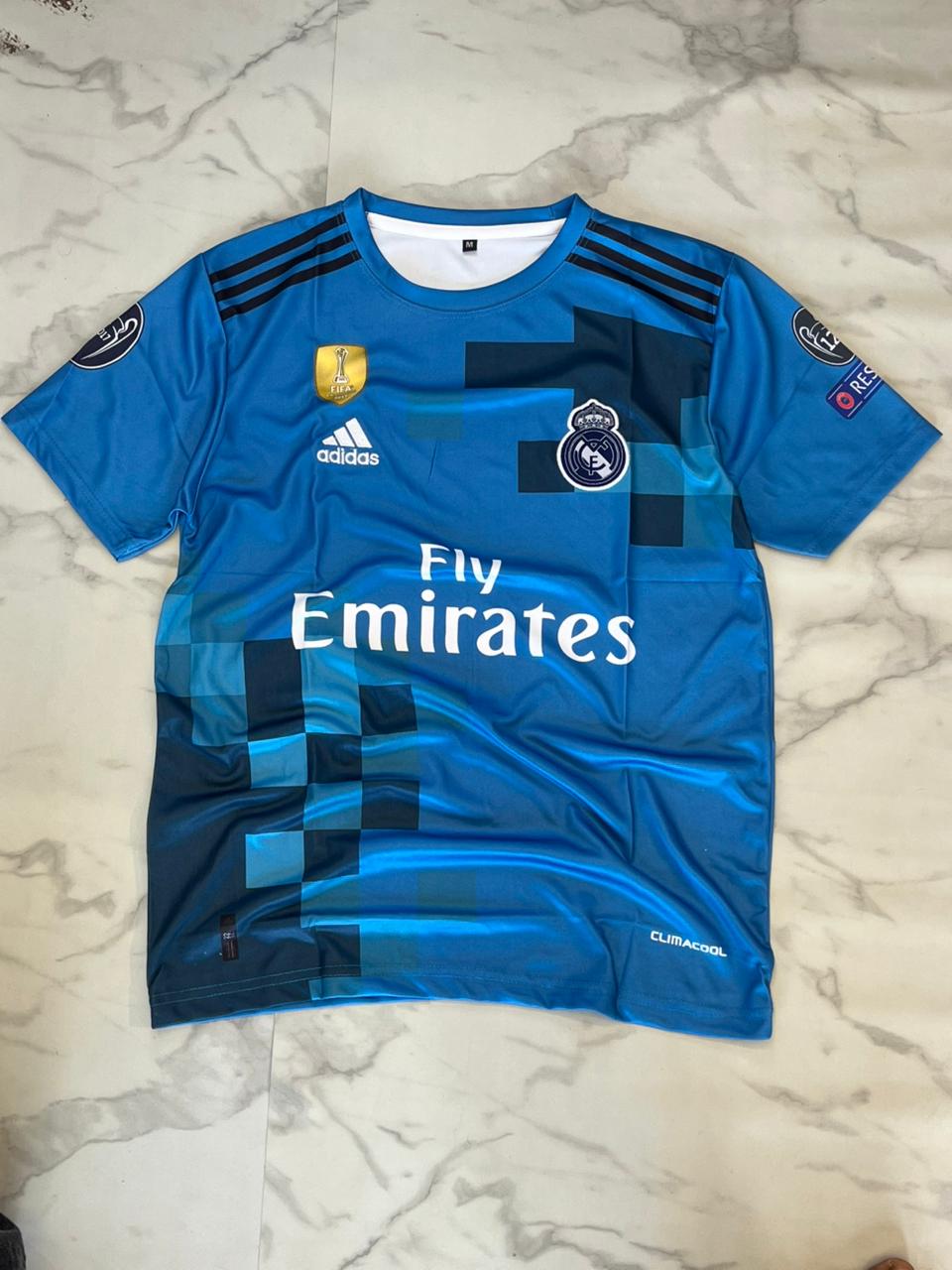 REALMADRID 2018 BYCICLE HALF SLEEVE EMBROIDORY RONALDO 7