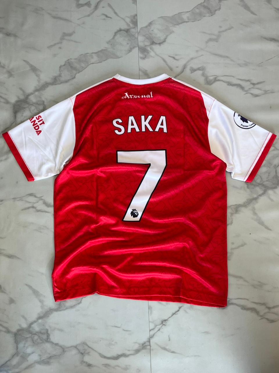 ARSENAL 2025 HOME KIT EMBROIDORY  SAKA 7
