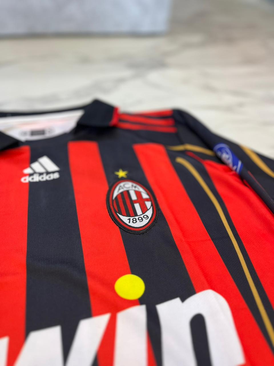 AC MILAN Polo Maldini Full Sleeve Retro