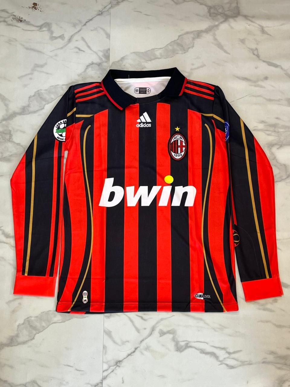 AC MILAN Polo Maldini Full Sleeve Retro
