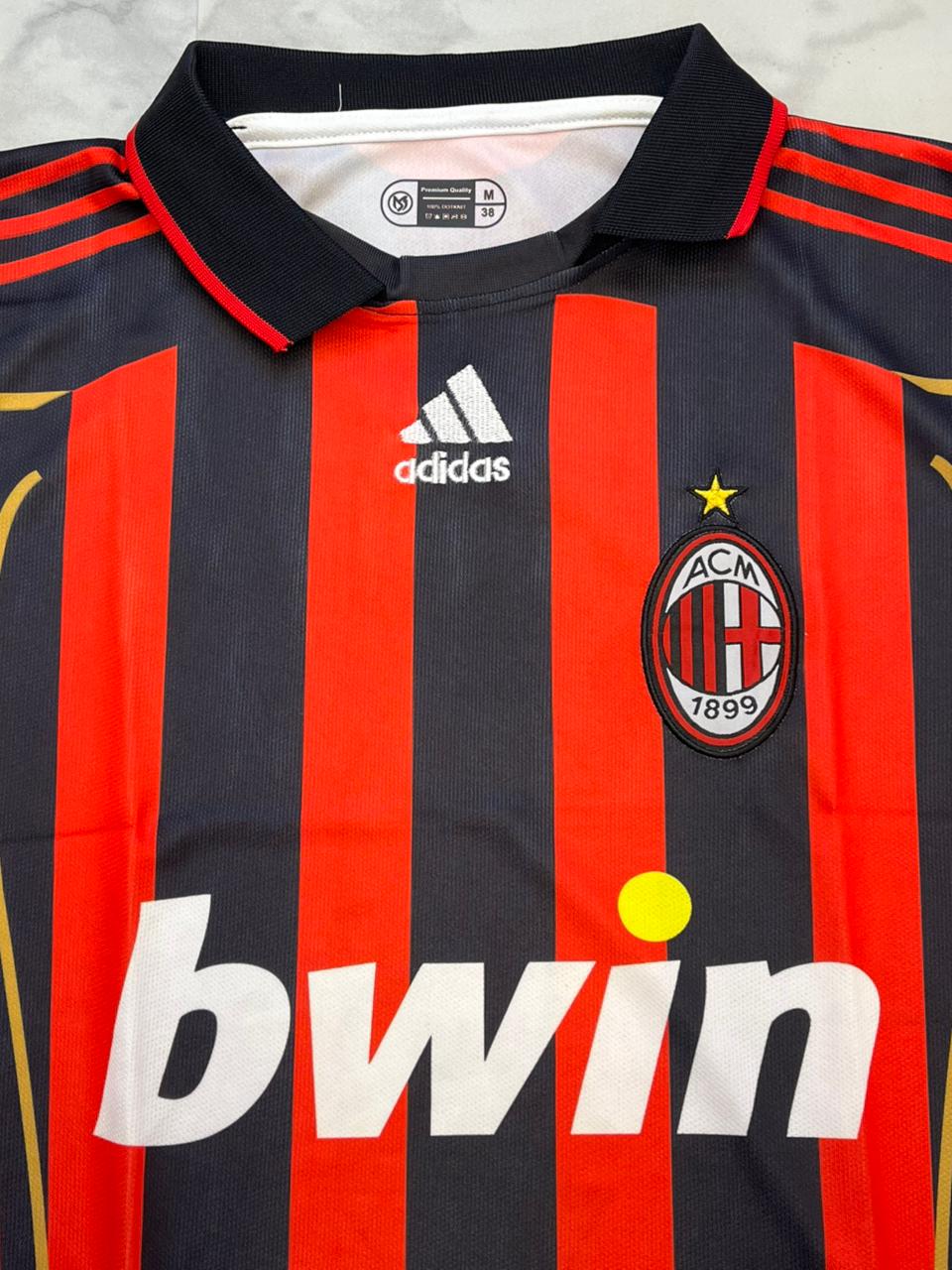 AC MILAN Polo Maldini Full Sleeve Retro