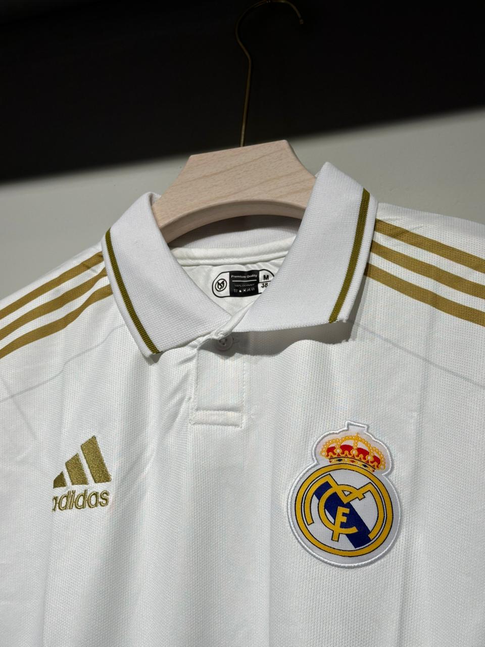 2012 REAL MADRID POLO HALF EMBROIDERY