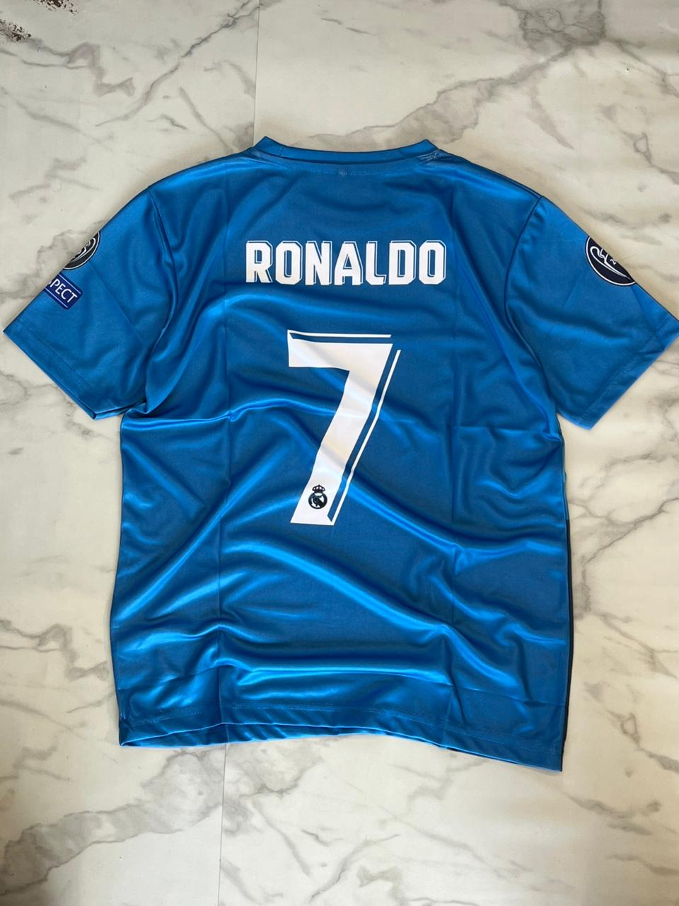 REALMADRID 2018 BYCICLE HALF SLEEVE EMBROIDORY RONALDO 7