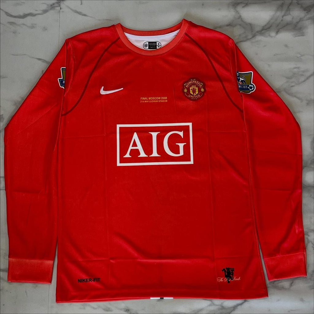 AIG UNITED Ronaldo 2008 Full Sleeve Retro