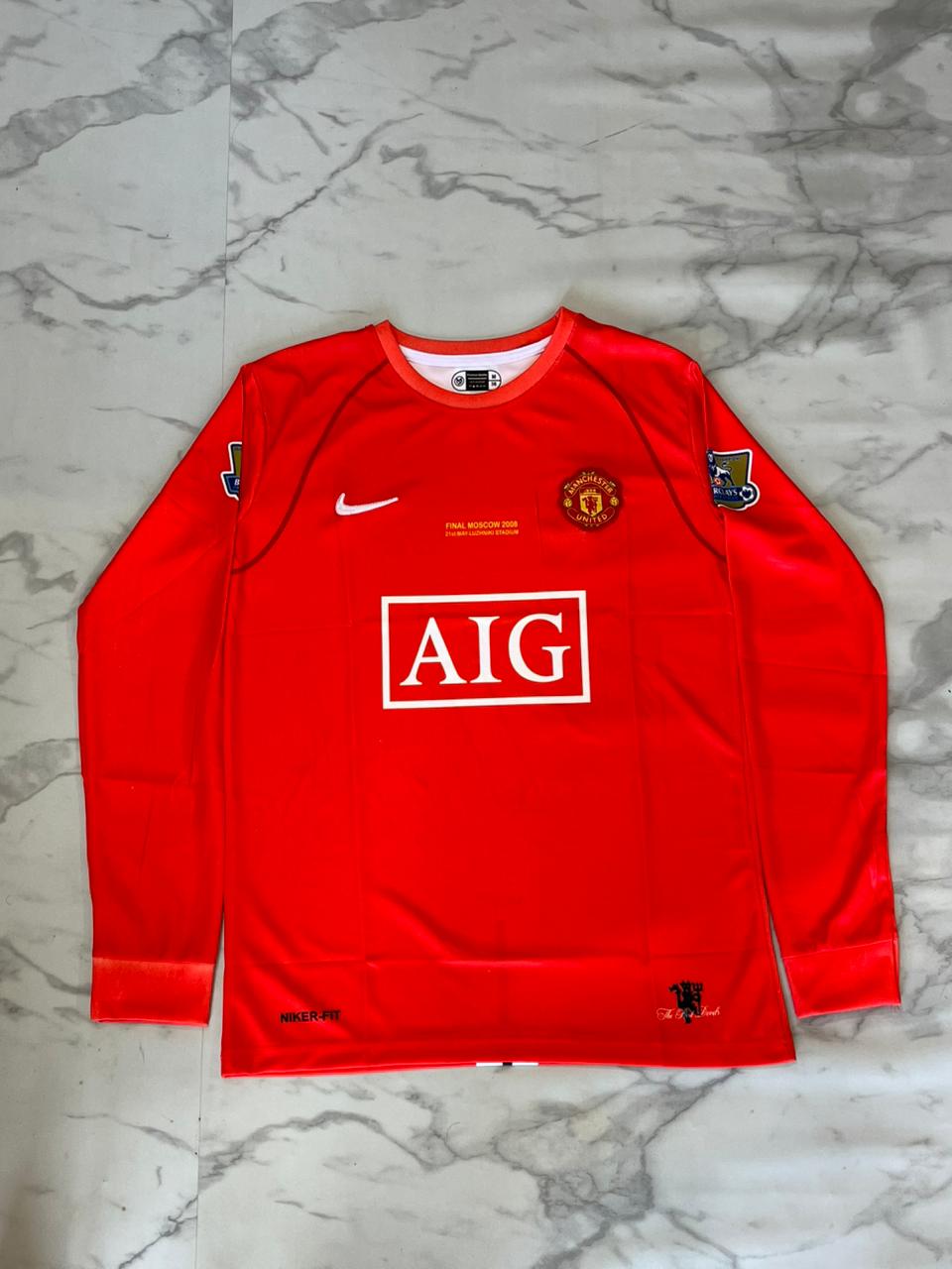 AIG UNITED Ronaldo 2008 Full Sleeve Retro
