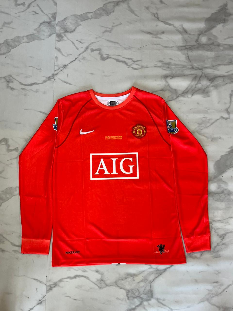 AIG UNITED Ronaldo 2008 Full Sleeve Retro