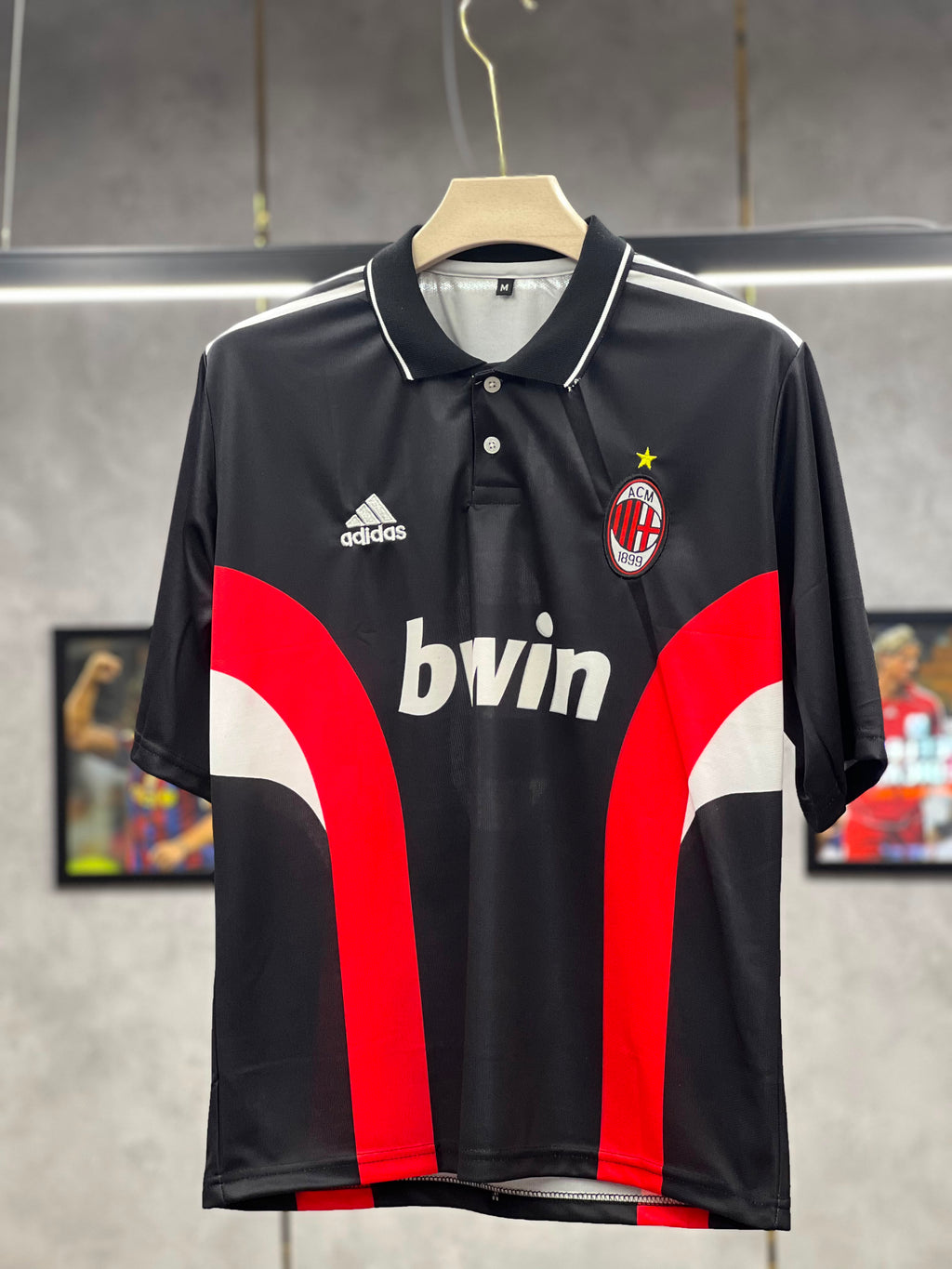 AC MILAN MALDINI RETRO 1999/2000 THIRD KIT FIVE SLEEVE EMBROIDERY PREMIUM QUALITY KIT