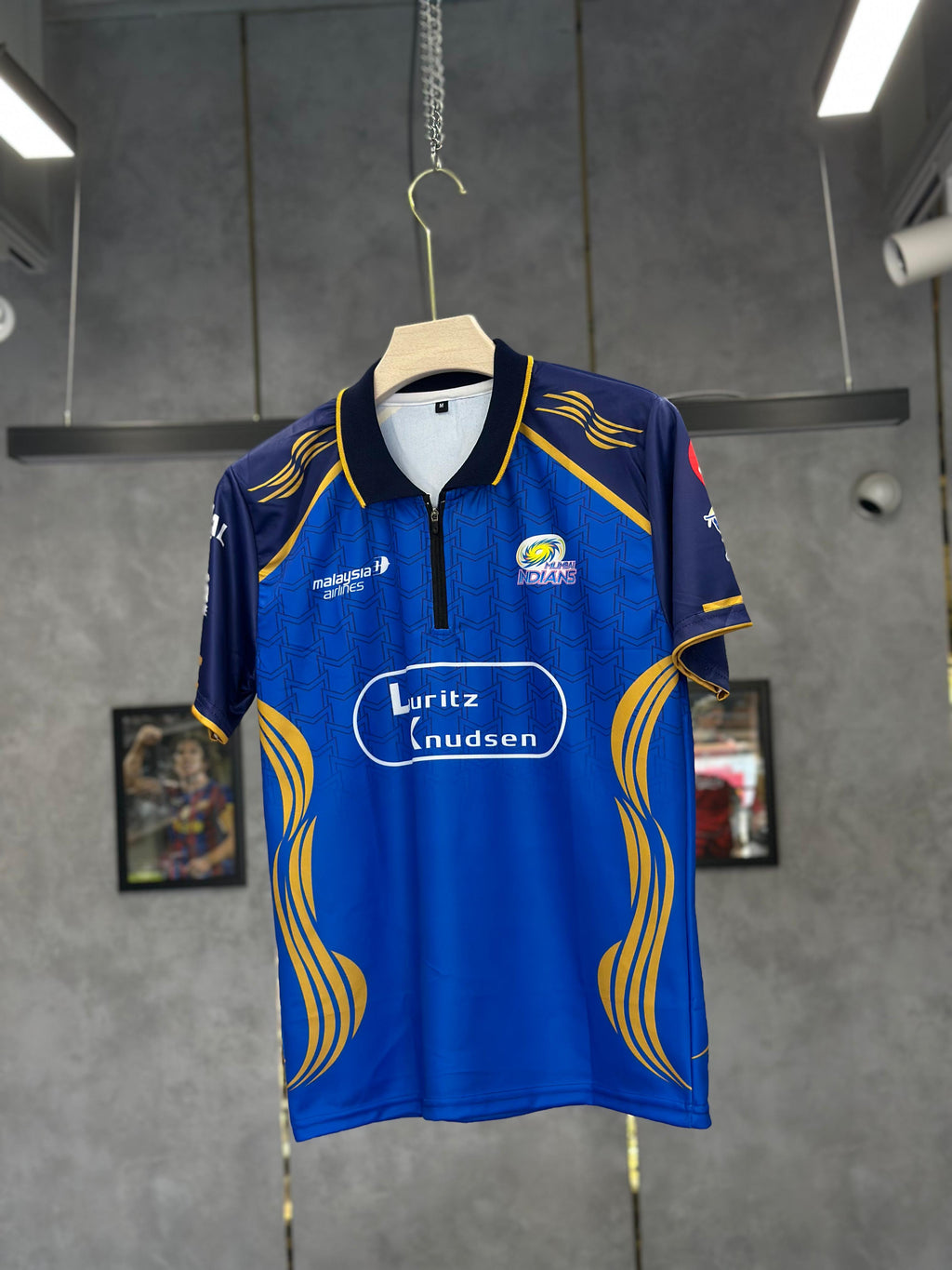 MUMBAI INDIANS PANDYA 2026 POLO ZIP NORMAL SLEEV PREMIUM QUALITY KIT