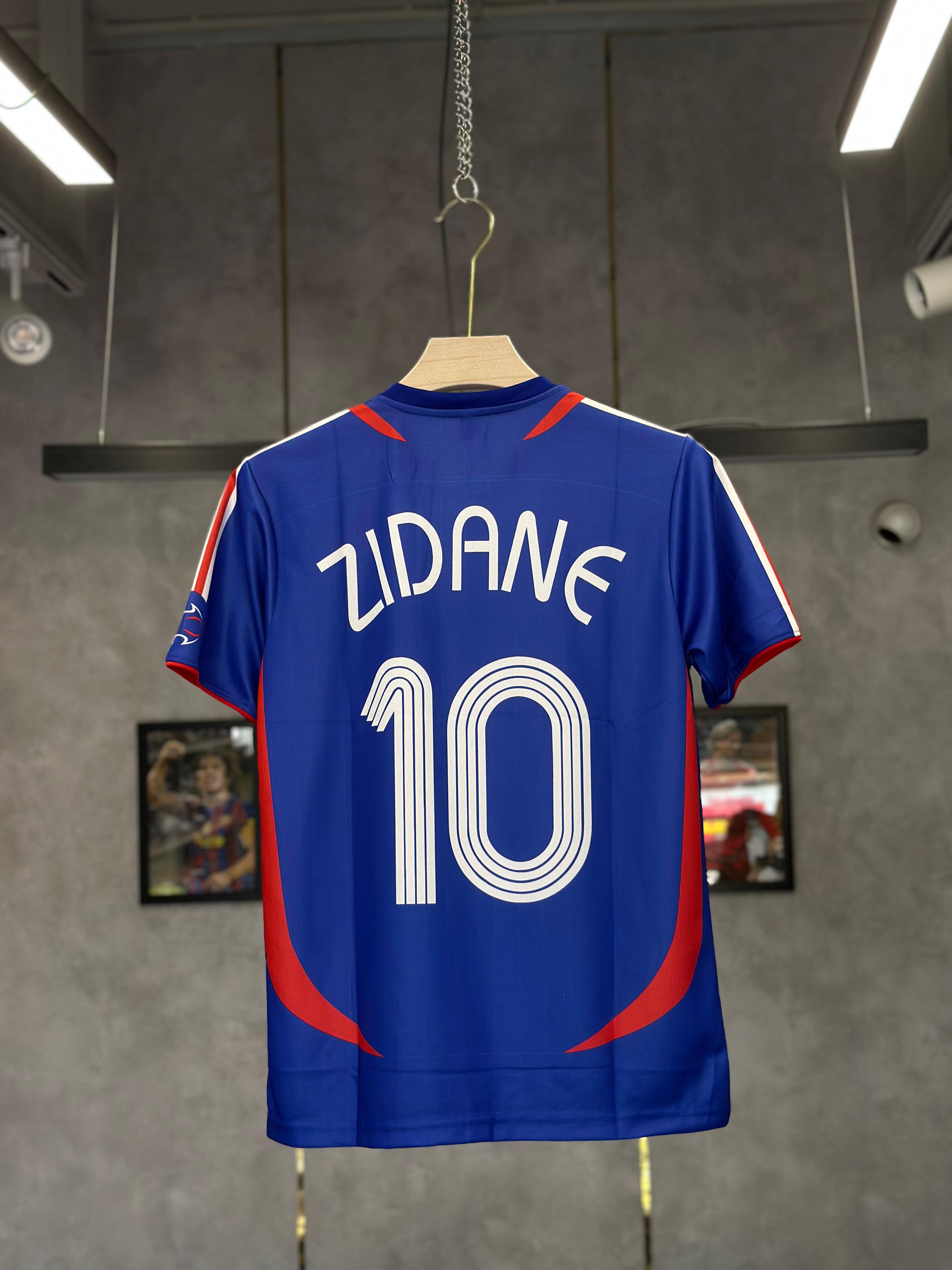 FRANCE 2006 ZIDANE PIPE NECK NORMAL SLEEVE EMBROIDERY PREMIUM QUALITY KIT