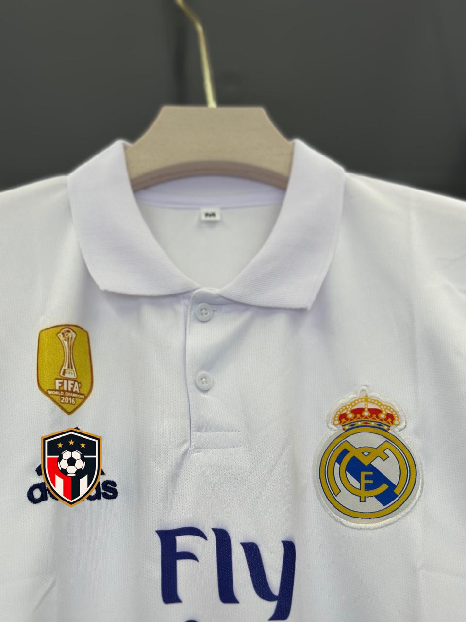 REAL MADRID RONALDO 2016/17 HOME EMBROIDERY FULL SLEEV PREMIUM QUALITY KIT