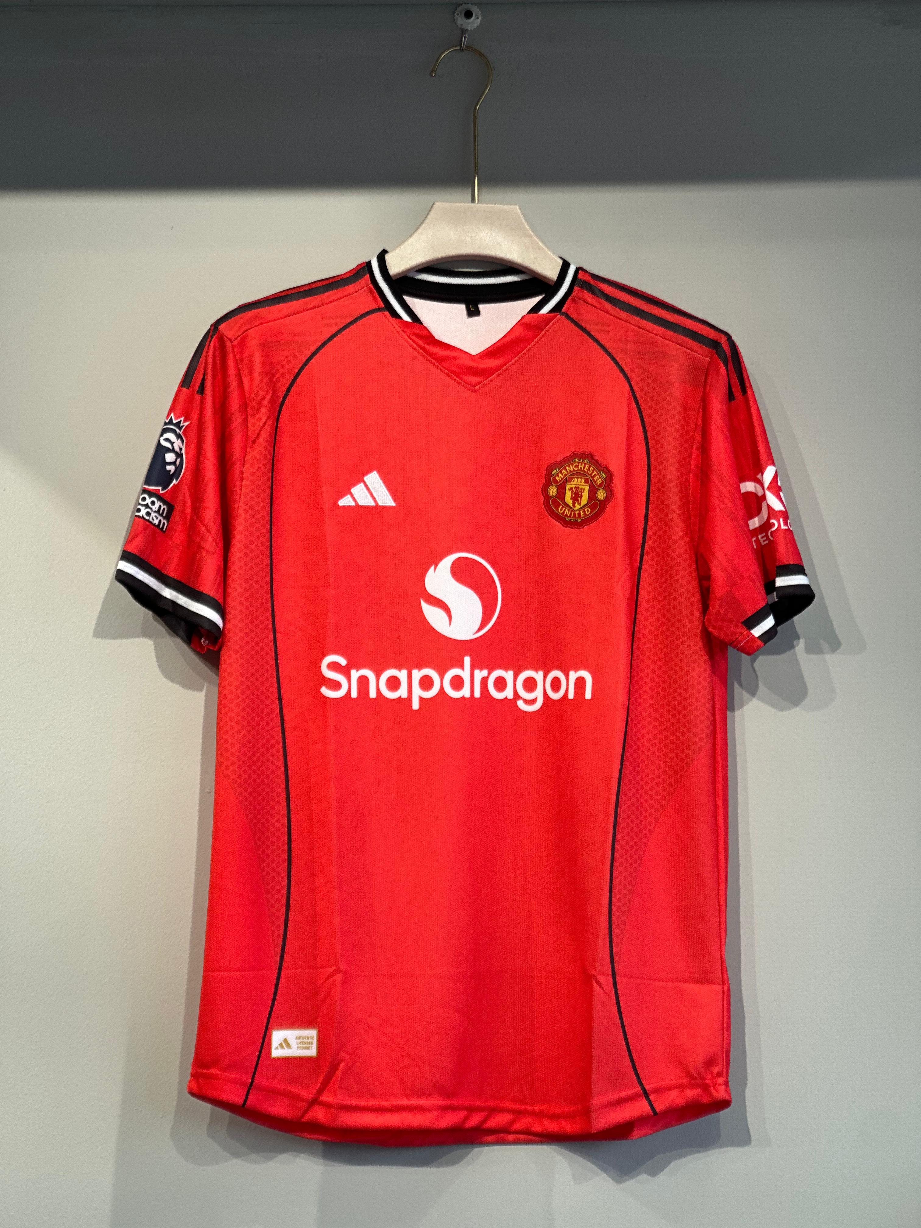 MANCHESTER UNITED SESKO HOME EMBROIDERY PREMIUM QUALITY🔥🔥