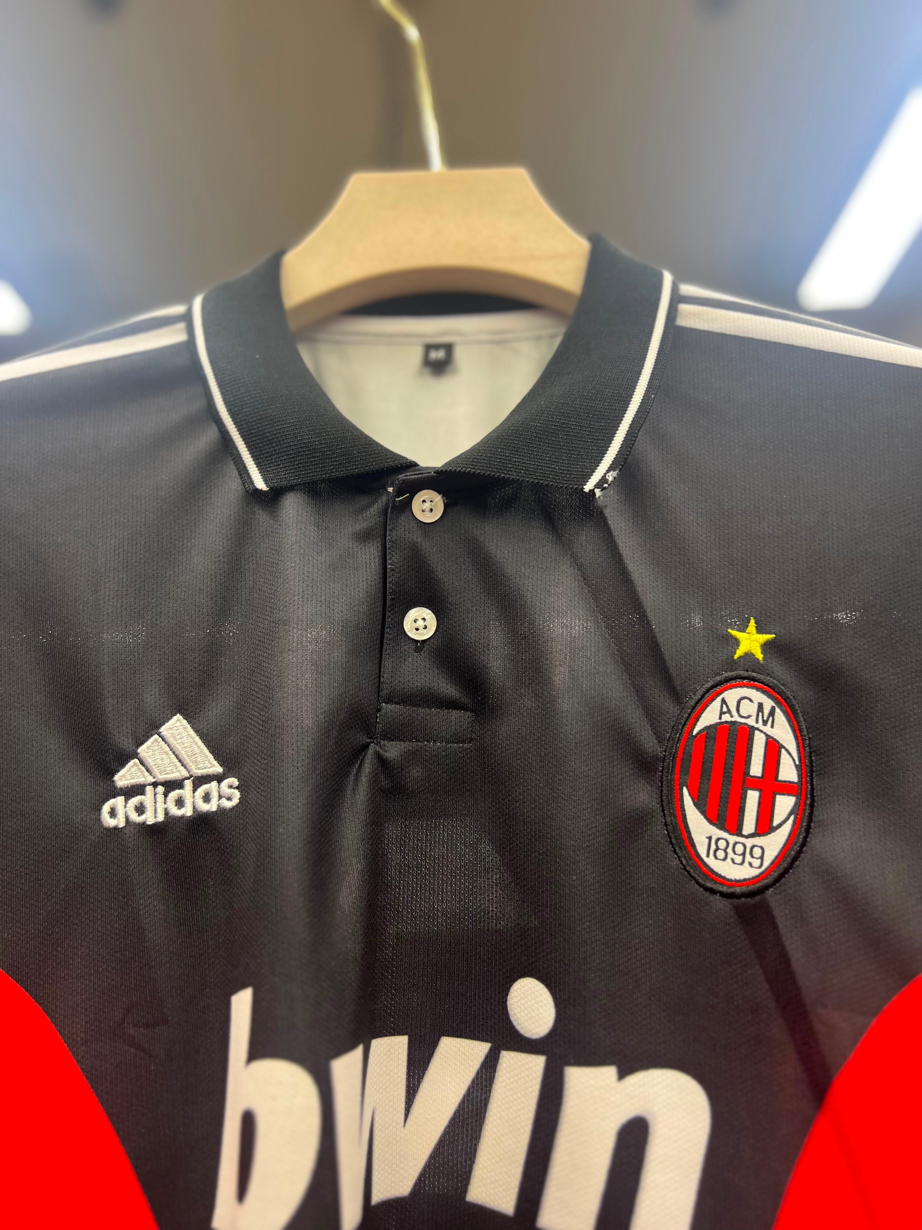AC MILAN MALDINI RETRO 1999/2000 THIRD KIT FIVE SLEEVE EMBROIDERY PREMIUM QUALITY KIT