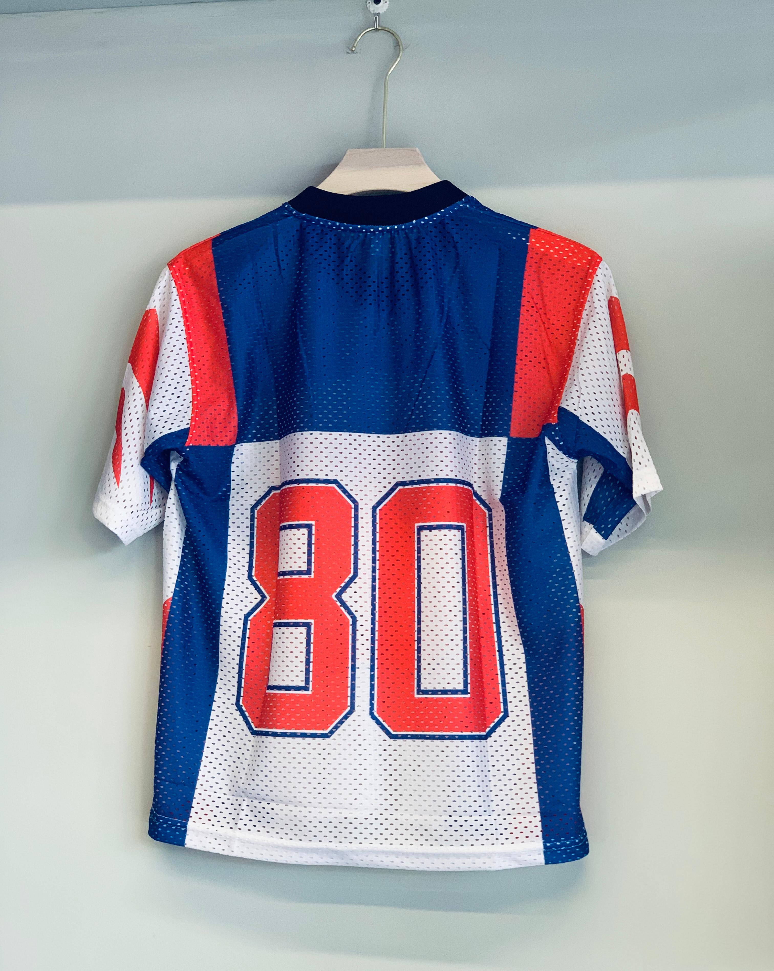 V NECK 80 DOT MESH FIVE SLEEVE