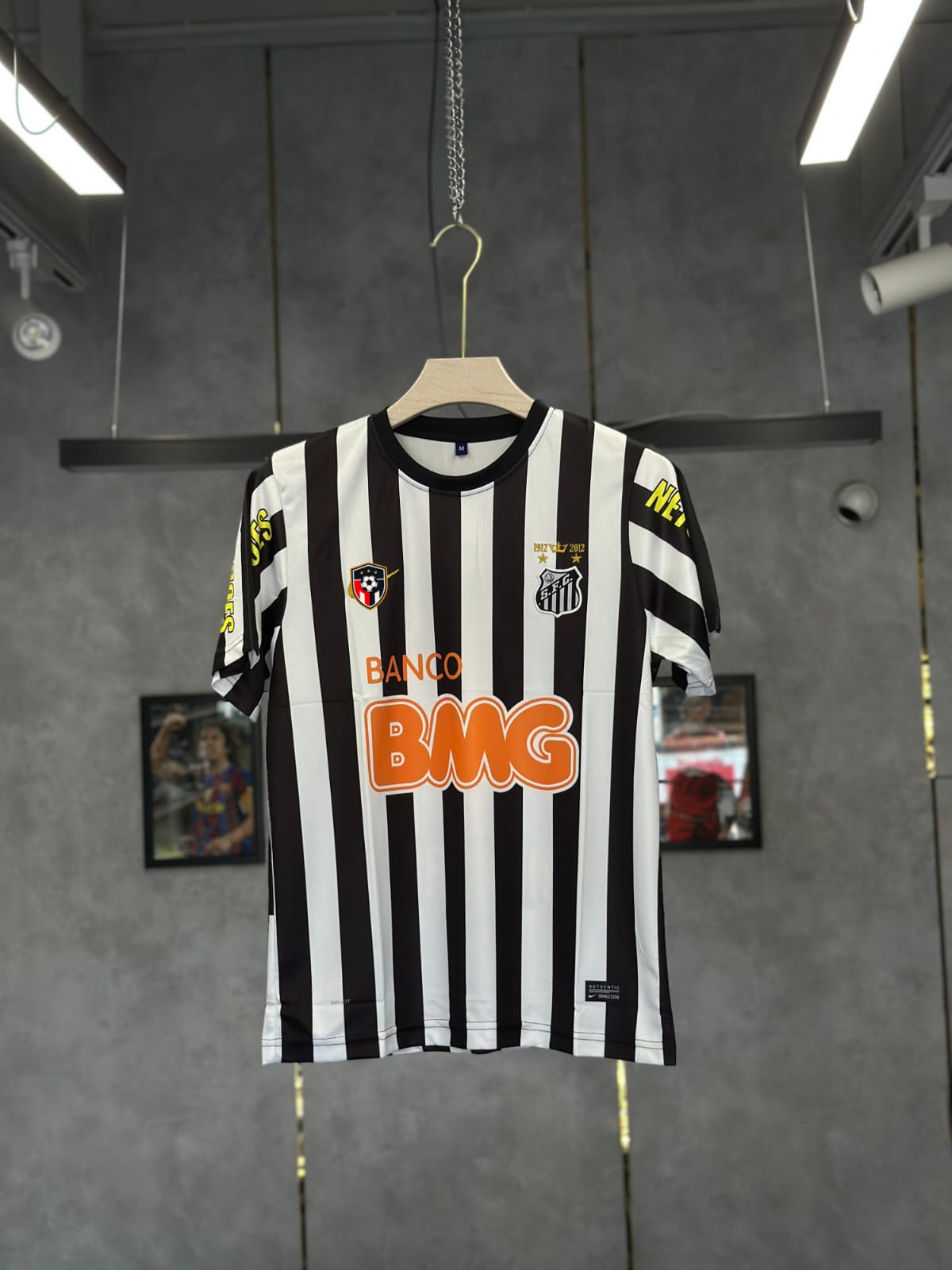 SANTOS NEYMAR 2012/2013 EMBROIDERY NORMAL SLEEVE PREMIUM QUALITY AWAY KIT