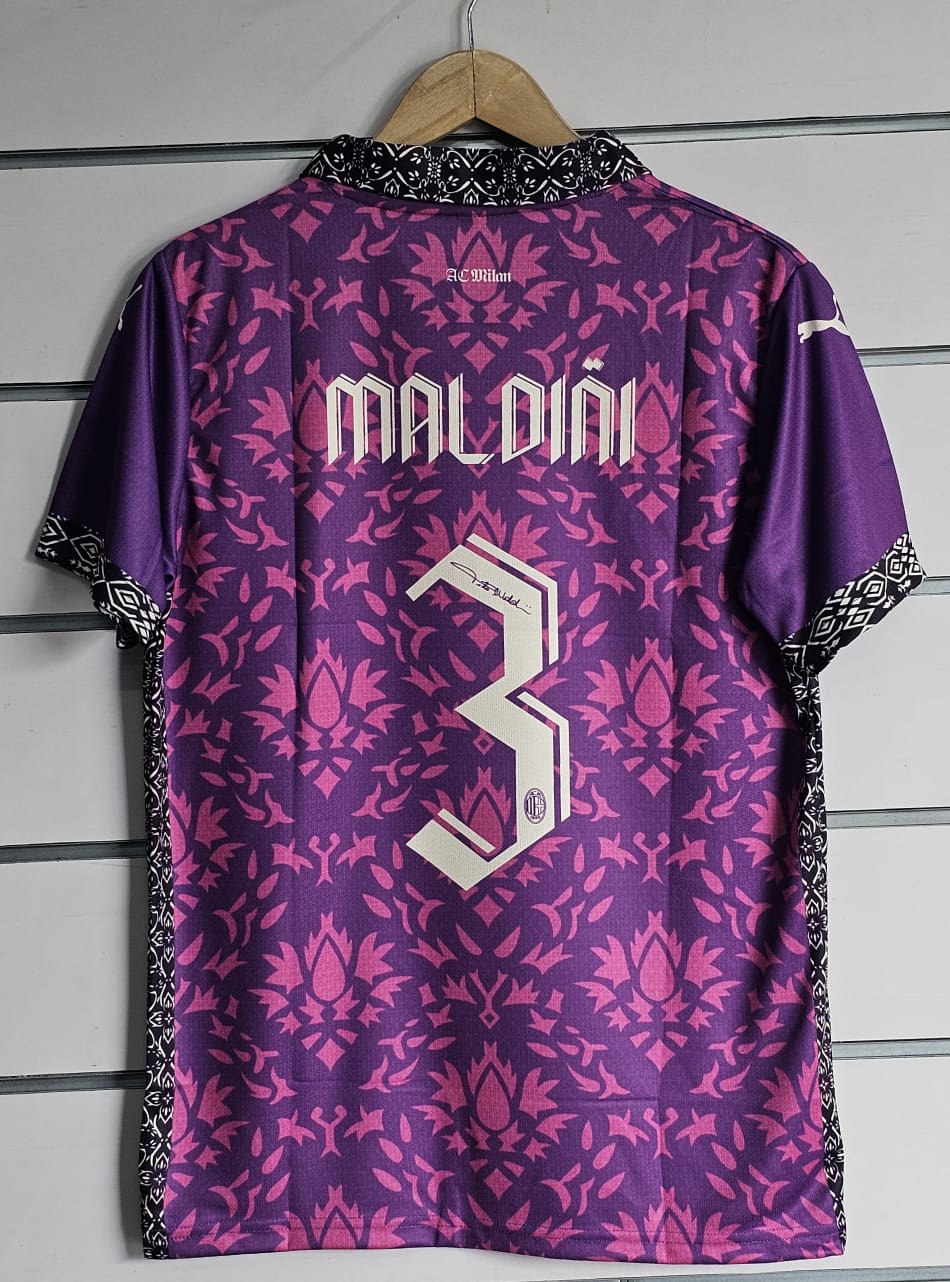AC MILAN MALDINI POLO X PLESURES HALF SLEEVE PREMIUM QUALITY🔥🔥