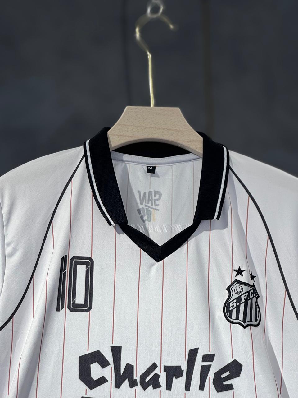 SANTOS X CHARLIE BROWN NEYMER POLO EMBROIDERY FIVE SLEEV