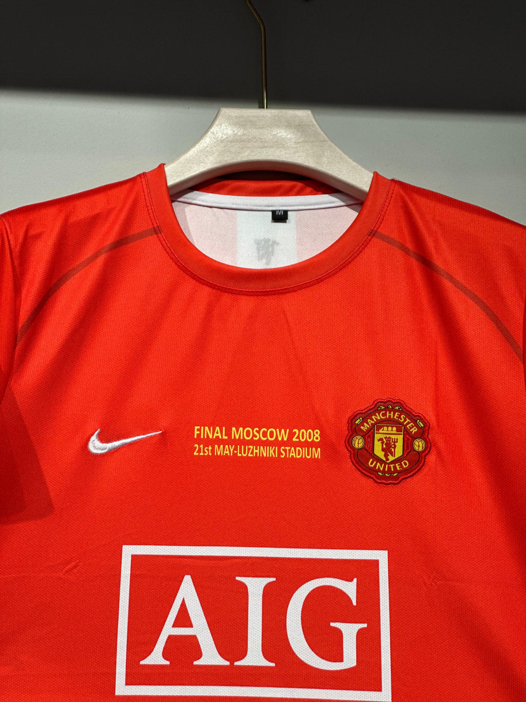 UNITED AIG 2008 HALF EMBROIDERY RONALDO