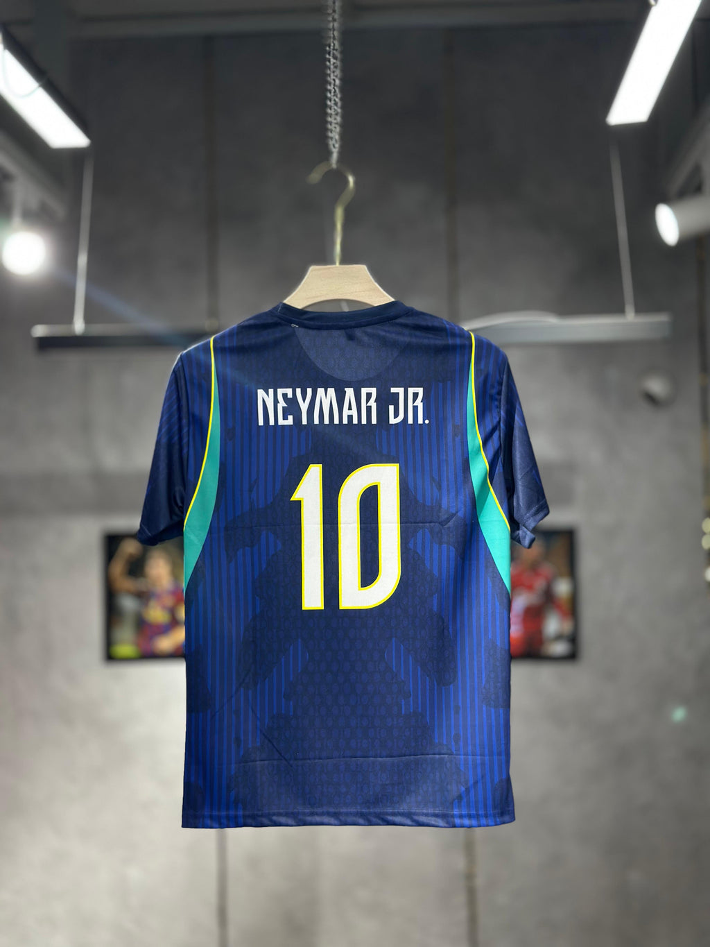BRAZIL NEYMAR 2026 WORLD CUP AWAY EMBROIDERY PREMIUM QUALITY NORMAL SLEEVE KIT