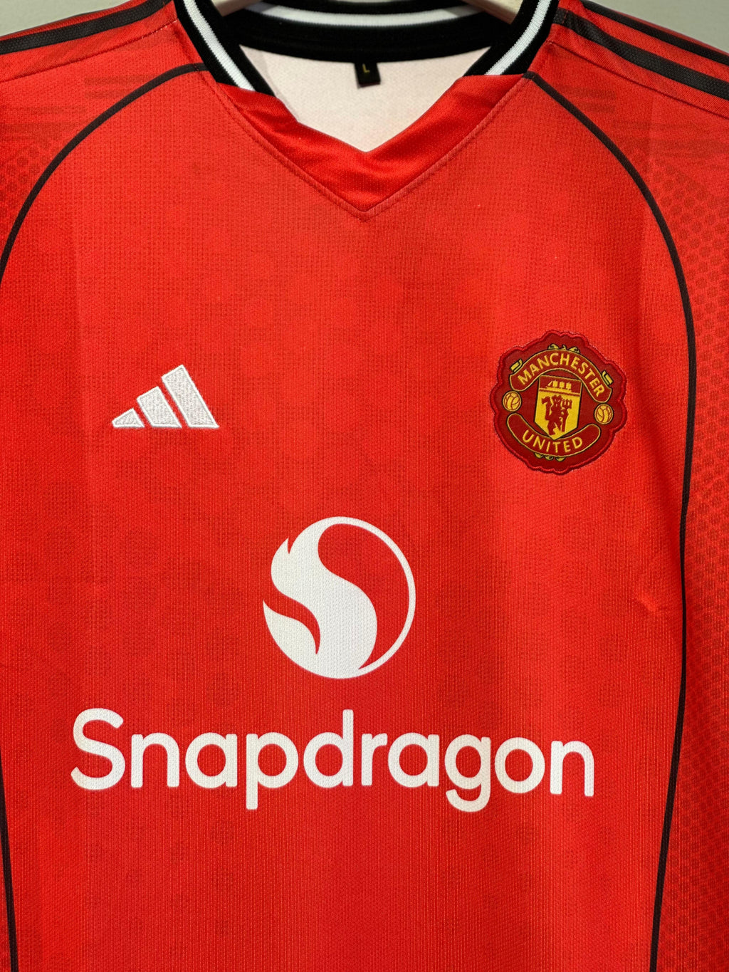 MANCHESTER UNITED SESKO HOME EMBROIDERY PREMIUM QUALITY🔥🔥