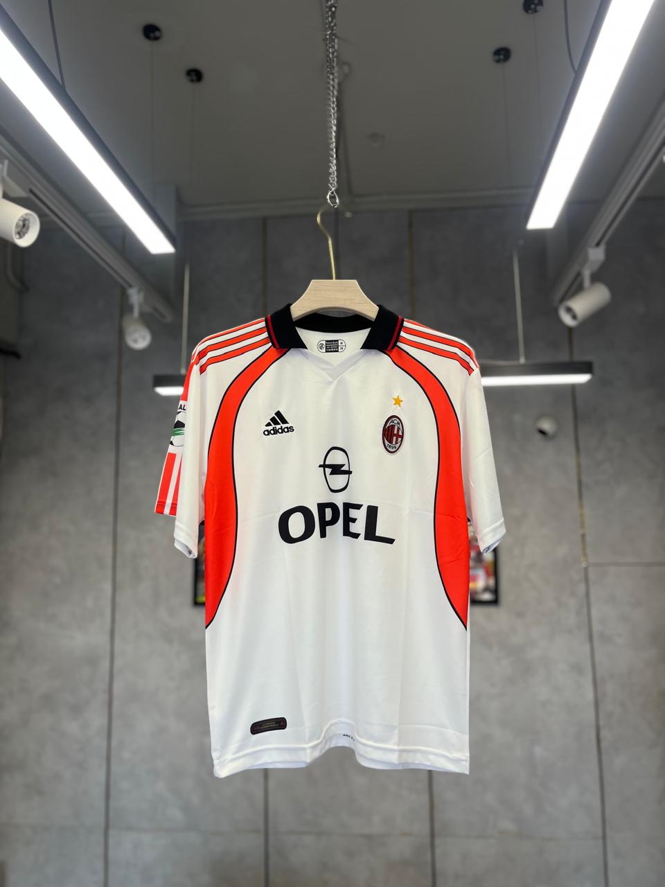 AC MILAN MALDINI 2000-01 AWAY EMBROIDERY POLO FIVE SLEEV PREMIUM QUALITY JERSEY