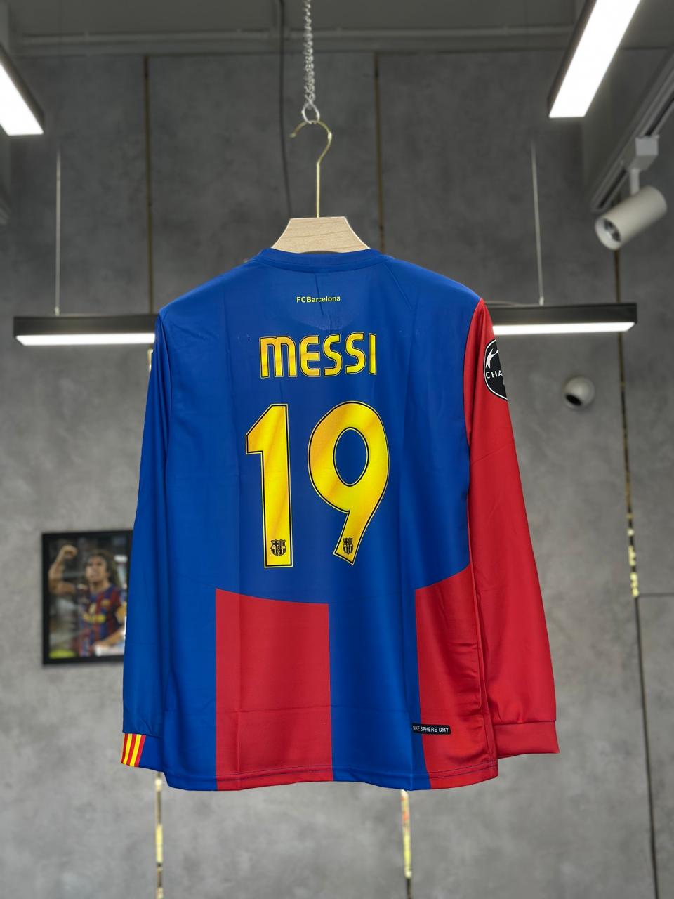 BARCELONA MESSI 2008/09 HOME FULL SLEEV EMBROIDERY PREMIUM QUALITY