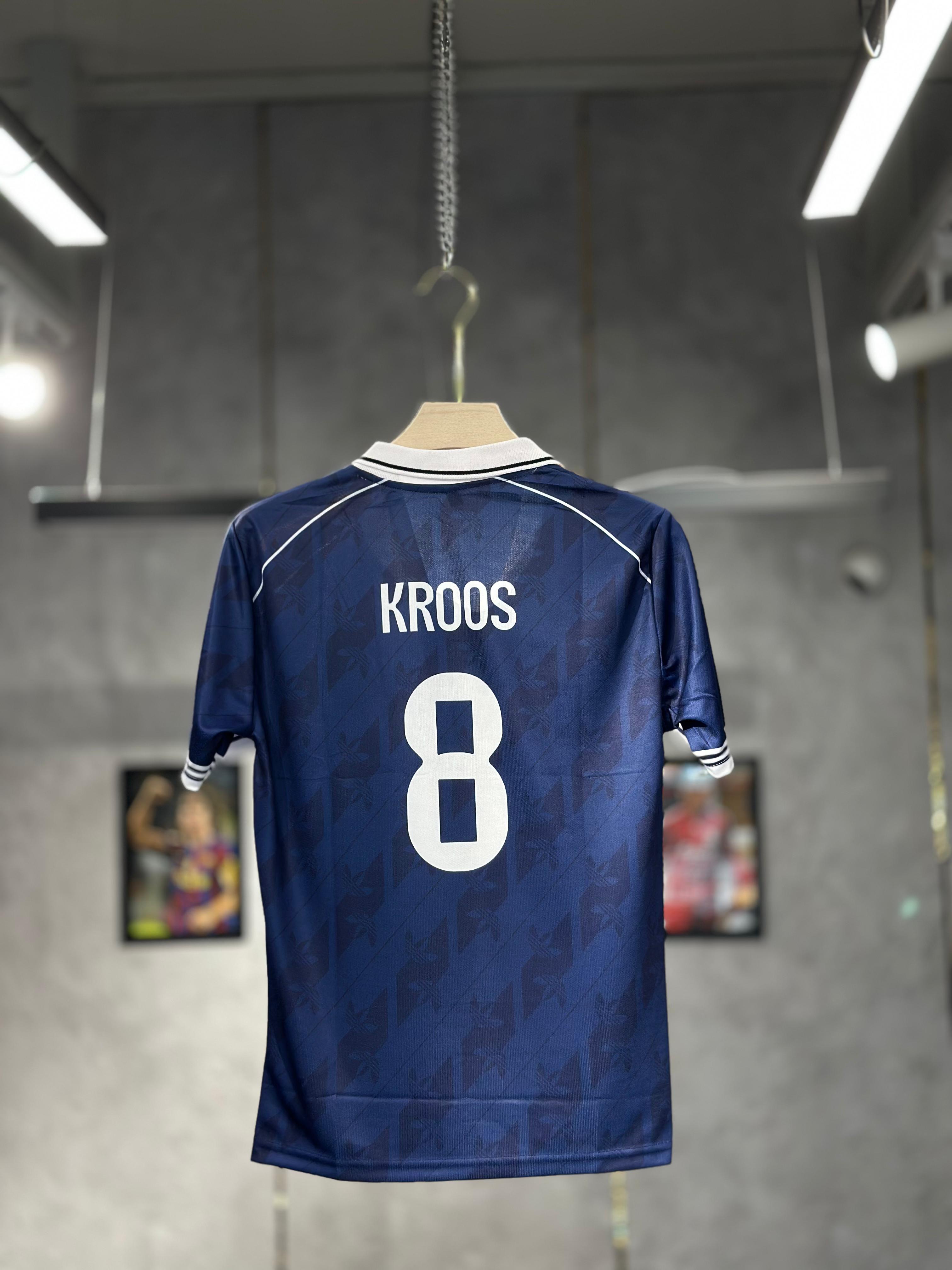 REAL MADRID KROOS 1998/99 THIRD KIT POLO EMBROIDERY PREMIUM QUALITY NORMAL SLEEV