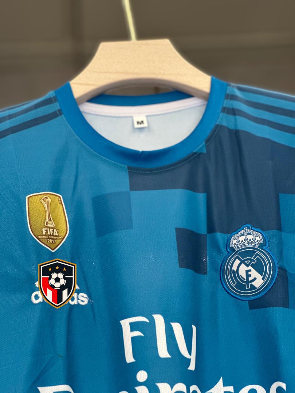 REAL MADRID RONALDO 2017/18 AWAY EMBROIDERY FULL SLEEV PREMIUM QUALITY KIT