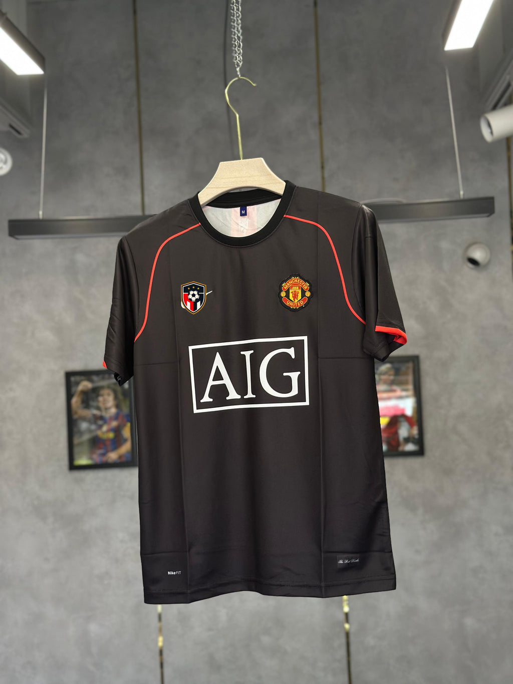 MANCHESTER UNITED RONALDO 2007/08 AWAY EMBROIDERY NORMAL SLEEVE PREMIUM QUALITY KIT