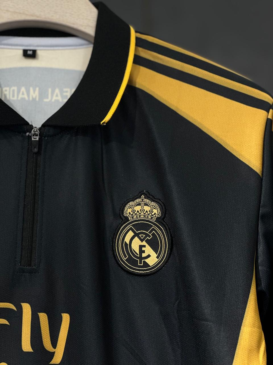 REAL MADRID RONALDO SPECIAL EDITION KIT POLO PREMIUM EMBROIDERY FIVE SLEEV