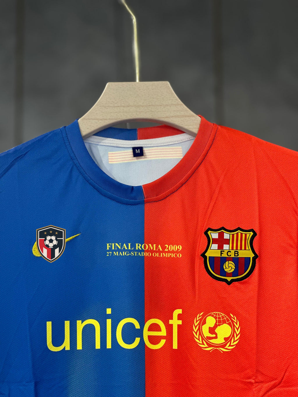 FC BARCELONA MESSI 2008/09 HOME KIT FULL SLEEV EMBROIDERY PREMIUM QUALITY KIT