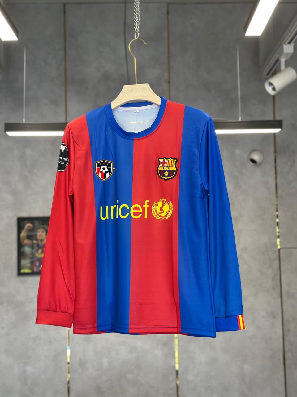 BARCELONA MESSI 2008/09 HOME FULL SLEEV EMBROIDERY PREMIUM QUALITY