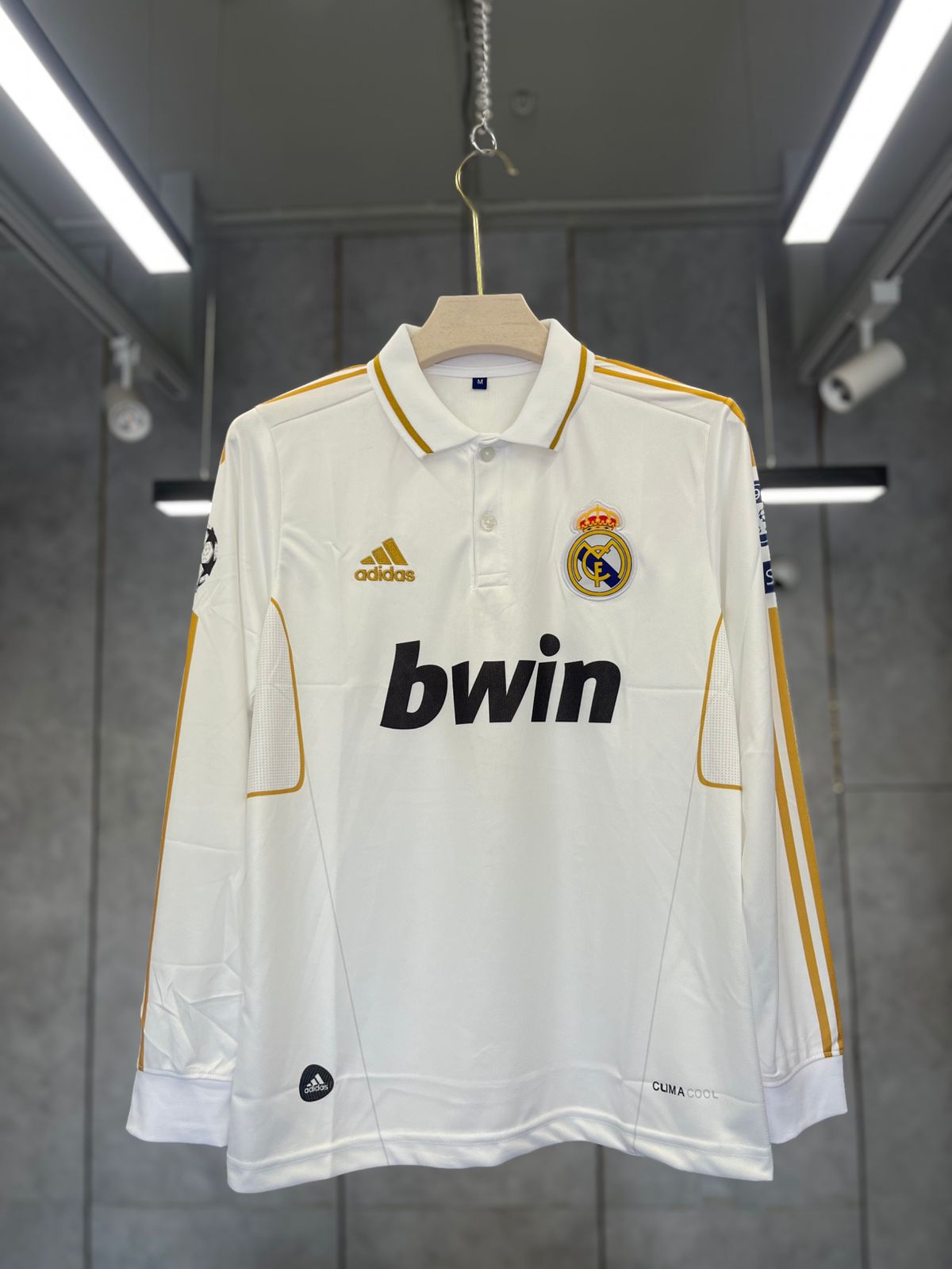 REAL MADRID 2011-12 HOME KIT FULL SLEEV EMBROIDERY PREMIUM QUALITY
