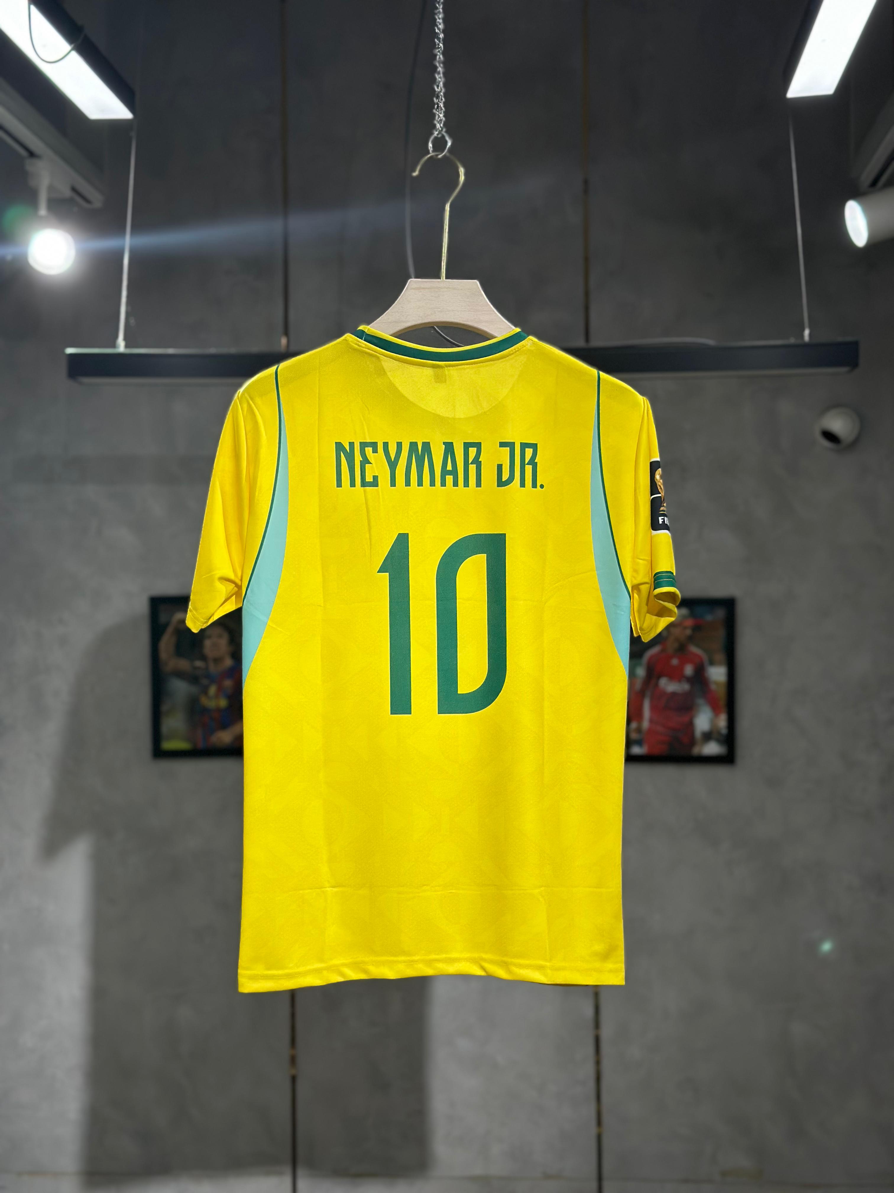 BRAZIL HOME NEYMAR 2026 WORLD CUP EMBROIDERY PREMIUM QUALITY KIT