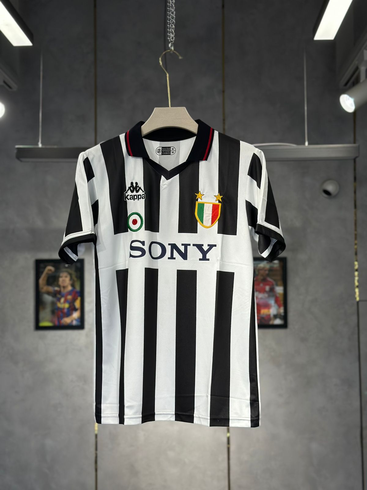 JUVENTUS DL PIERO  1995/96 HOME KIT EMBROIDERY NORMAL SLEEVE PREMIUM QUALITY