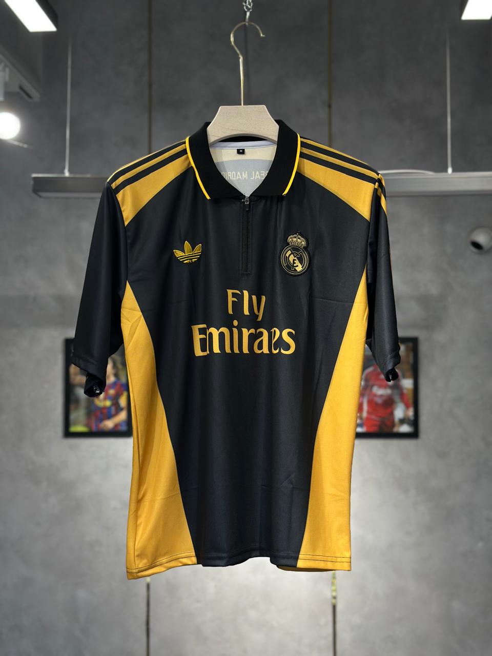 REAL MADRID RONALDO SPECIAL EDITION KIT POLO PREMIUM EMBROIDERY FIVE SLEEV