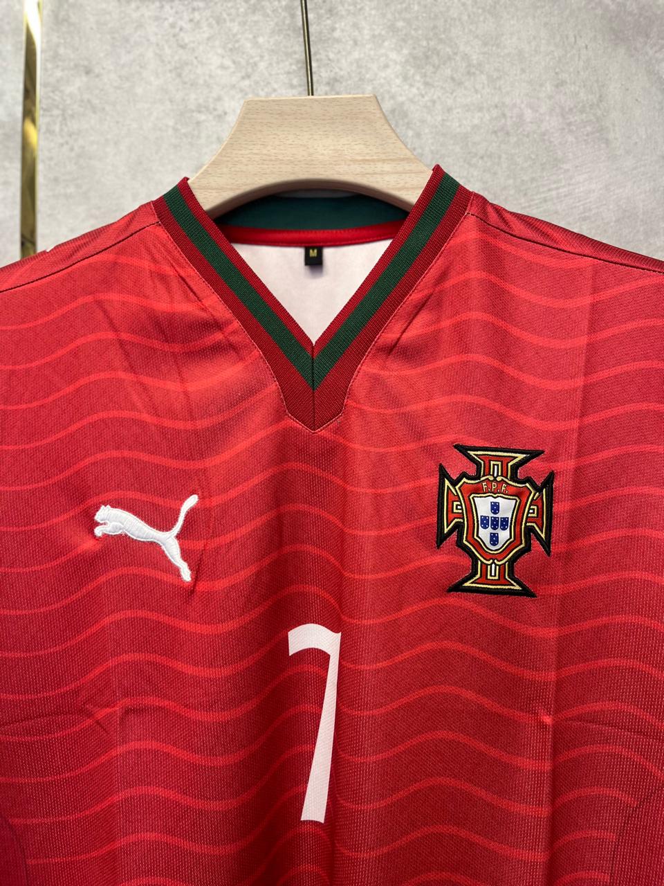 PORTUGAL HOME RONALDO 2025-26 EMBROIDERY PREMIUM QUALITY KIT