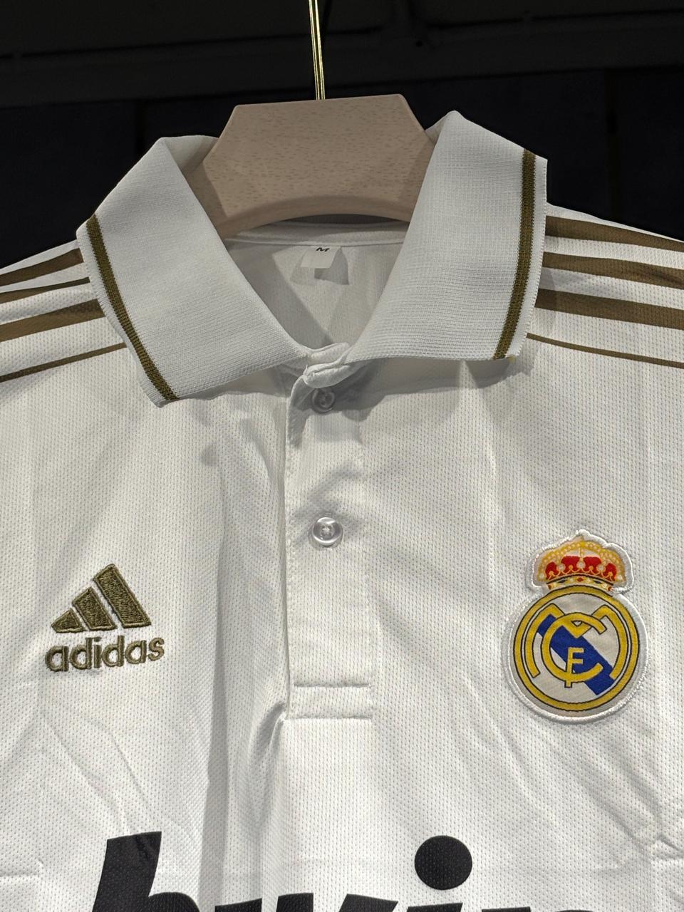 REAL MADRID RONALDO 2011/12 HOME EMBROIDERY POLO KIT