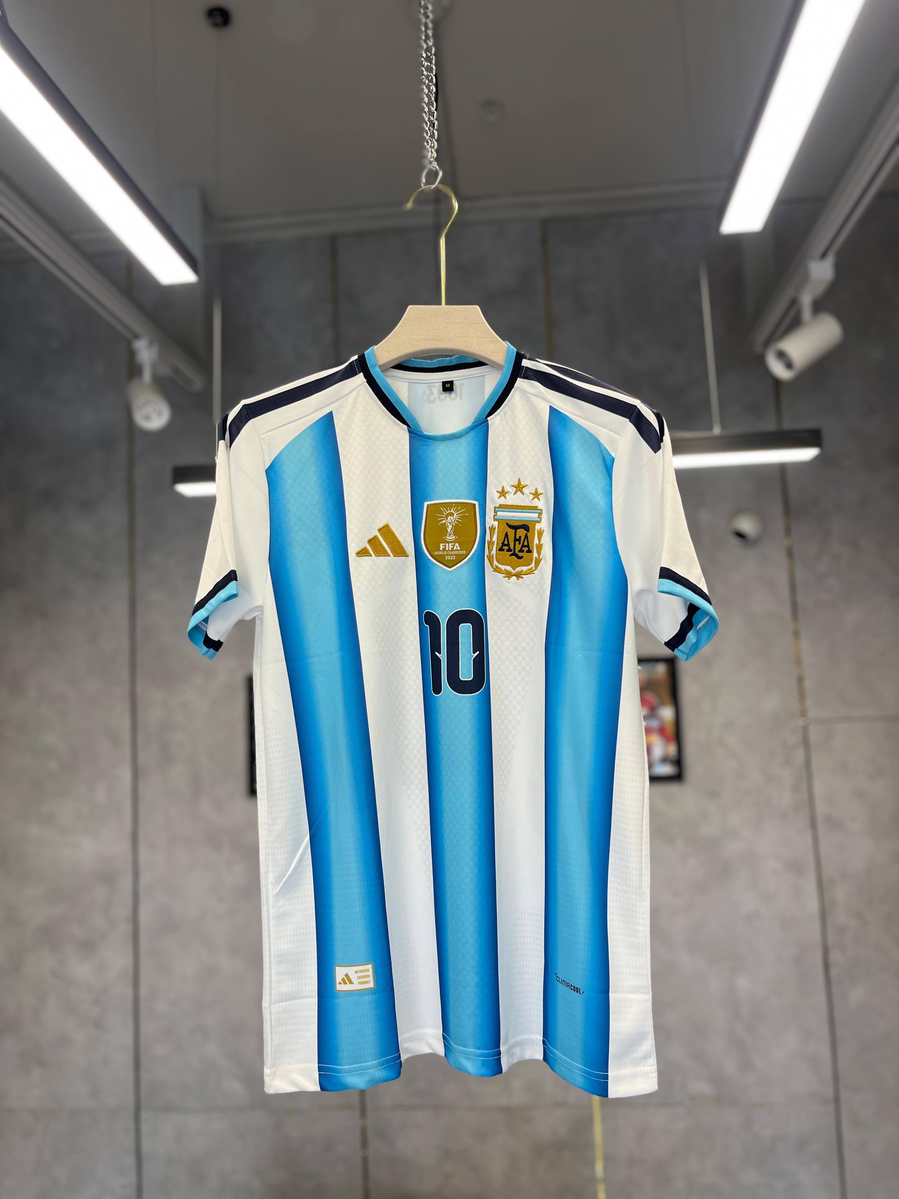 ARGENTINA 2025-26 HOME MESSI PREMIUM QUALITY EMBROIDERY KIT