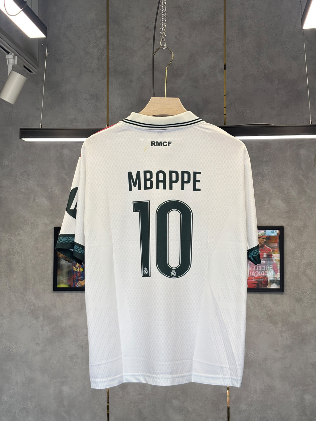 REAL MADRID MBAPPE 26/27 HOME POLO FIVE SLEEV EMBROIDERY PREMIUM QUALITY KIT