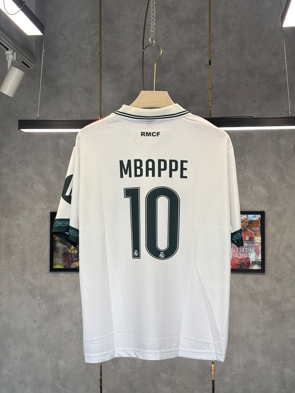 REAL MADRID MBAPPE 26/27 HOME POLO FIVE SLEEV EMBROIDERY PREMIUM QUALITY KIT