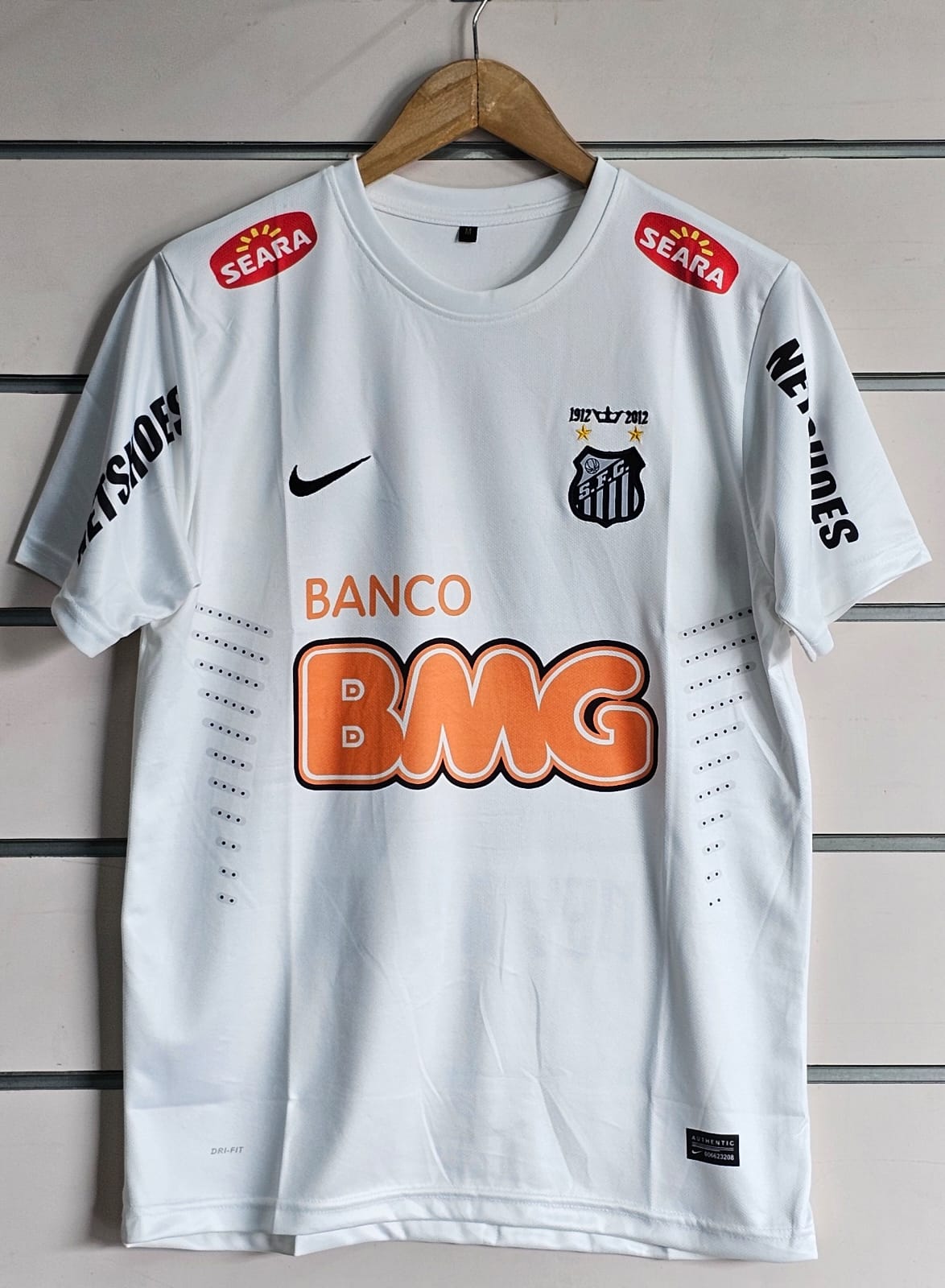 NEYMAR RETRO SANTOS HALF SLEEVE PREMIUM QUALITY🔥🔥