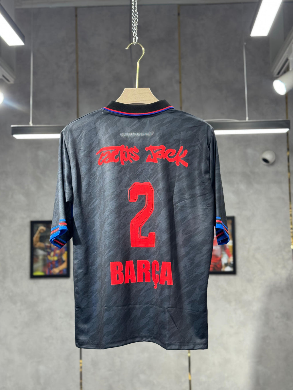 BARCA POLO EMBROIDERY FIVE SLEEV BLACK