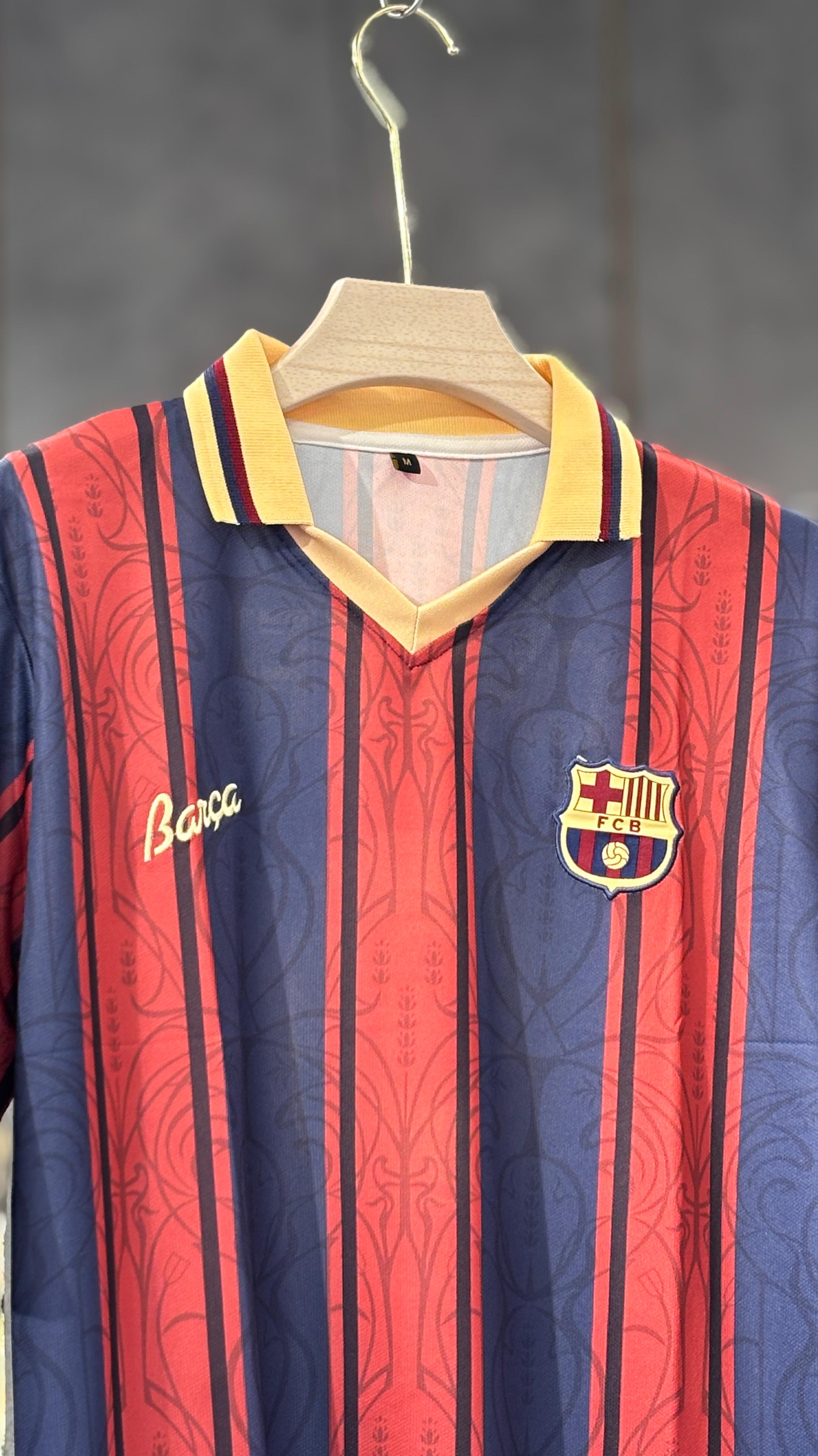 BARCELONA CRUYFF 125th ANNIVERSARY RETRO FIVE SLEEV EMBROIDERY