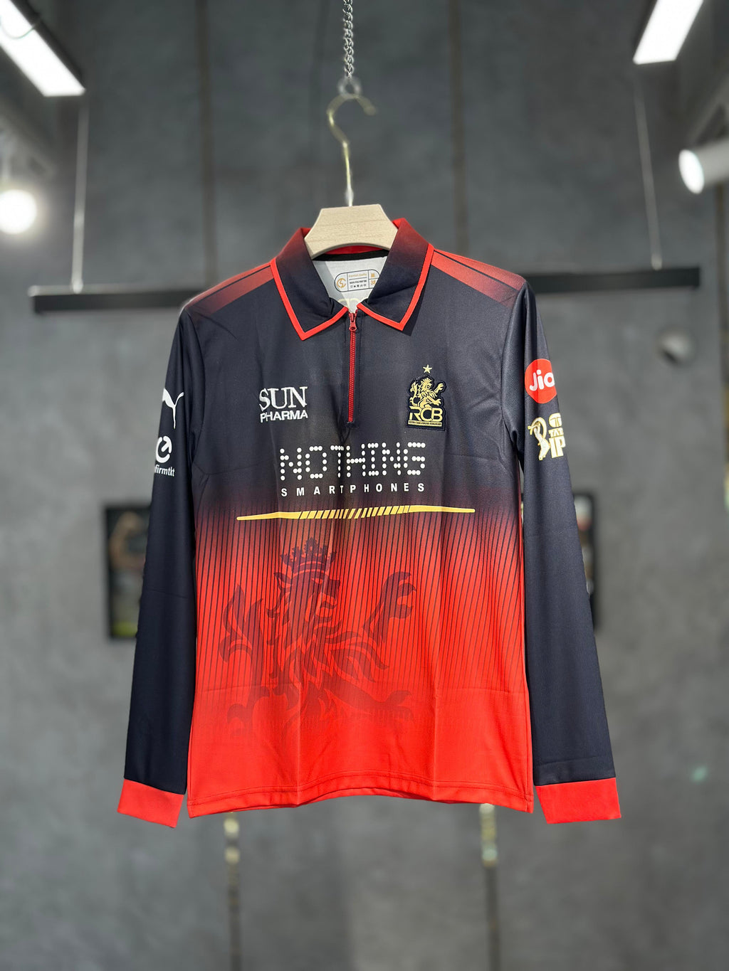 RCB VIRAT EMBROIDERY 2026 IPL FULL SLEEV PREMIUM QUALITY KIT
