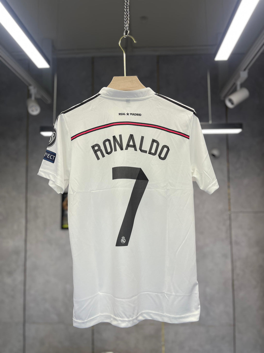 REAL MADRID CHINESE NECK 2014-15 HOME KIT EMBROIDERY PREMIUM QUALITY🔥