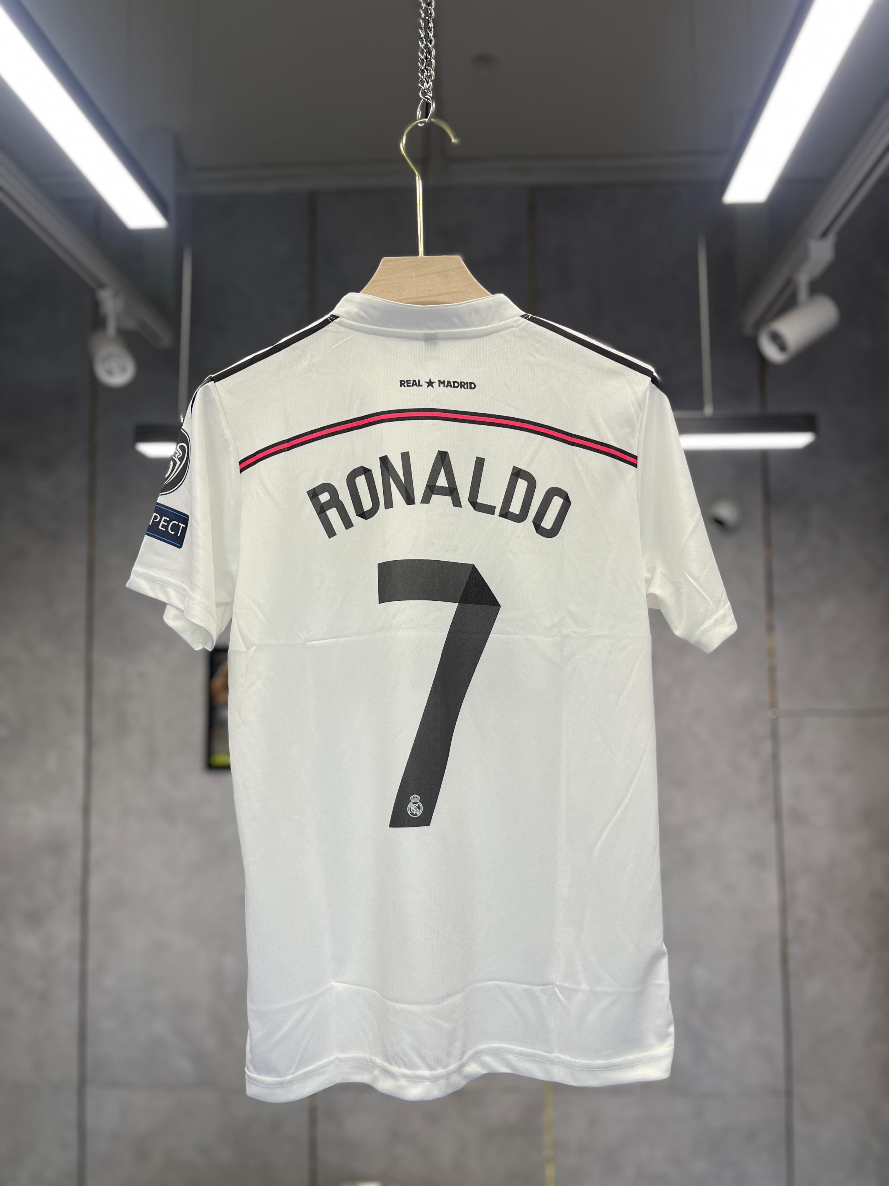 REAL MADRID CHINESE NECK 2014-15 HOME KIT EMBROIDERY PREMIUM QUALITY🔥